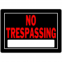 No Trespassing Aluminum Sign 10"x14"