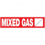 Mixed Gas Adhesive Sign 2"x8"