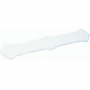 White Aluminum Downspout Strap 2 x 13.5"