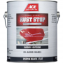Ace Rust Stop Oil Based Enamel Flat Black 1 gal