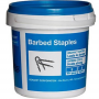 Single Barb Fence Staples 1.25 in 8 lb
