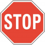 Aluminum Stop Sign 18x18"