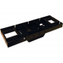 Black Polymer Mailbox Mounting Board 17 in