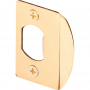 Brass-Plated Steel Latch Strike Plate