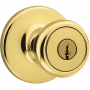 Kwikset Tylo Polished Brass Entry Knob