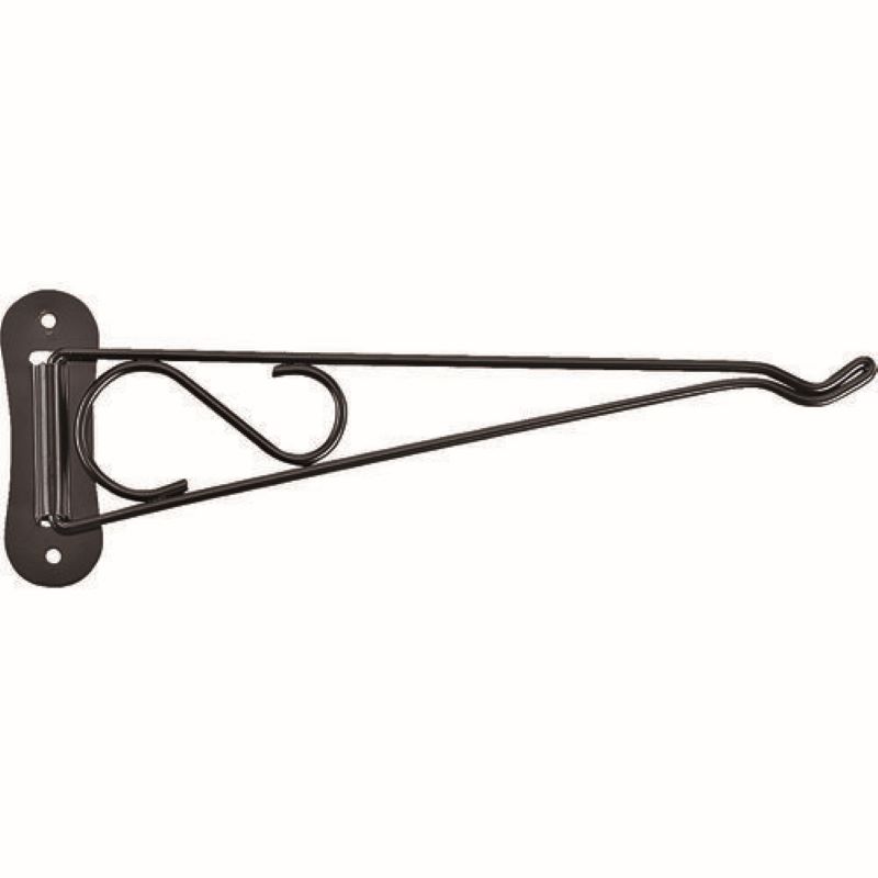 Landscapers Select Steel Black Swivel Plant Bracket 10"