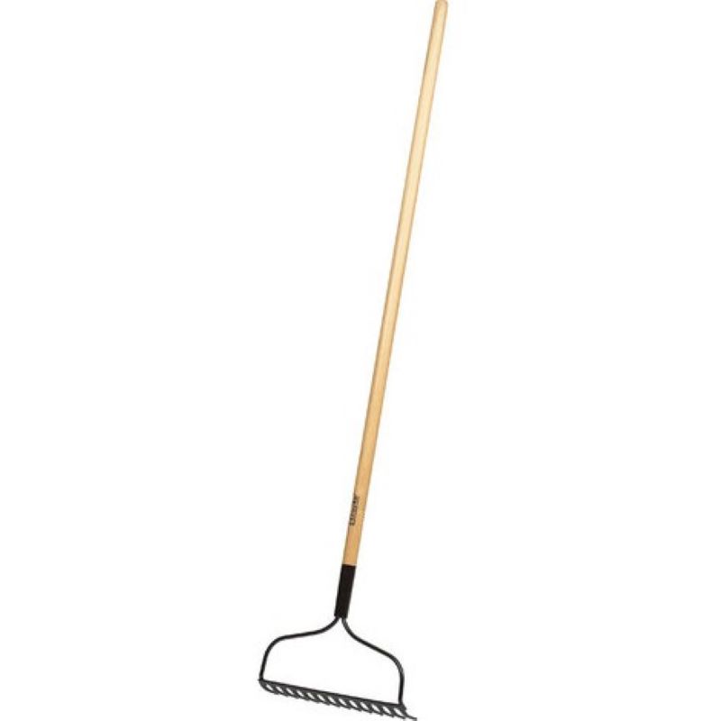 Home Plus 14 Tine Steel Bow Rake Wood Handle 54"