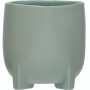 Stoneware Blue Footed Planter 5 in