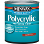 Minwax Polycrylic Crystal Clear Topcoat Clear Gloss 1 qt