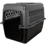 Large Black/Gray Plastic Pet Carrier