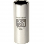 Craftsman 6 Point Deep Socket 3/8"x3/4"