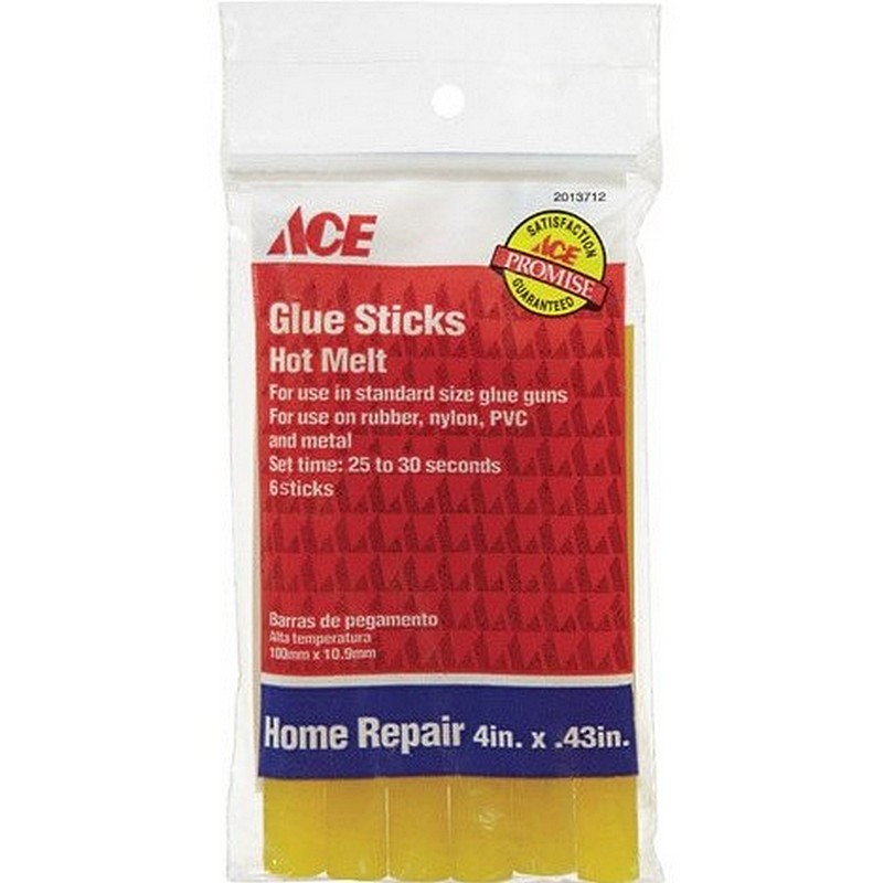 Hot-Melt Extra Strength Glue Sticks 4 in 6 ct