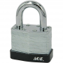 Ace 1 3/8" Steel Double Locking Padlock