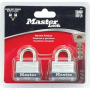 Master Lock Steel Warded Padlock 2 ct