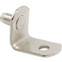 Silver Steel Shelf Support Peg 0.69 in
