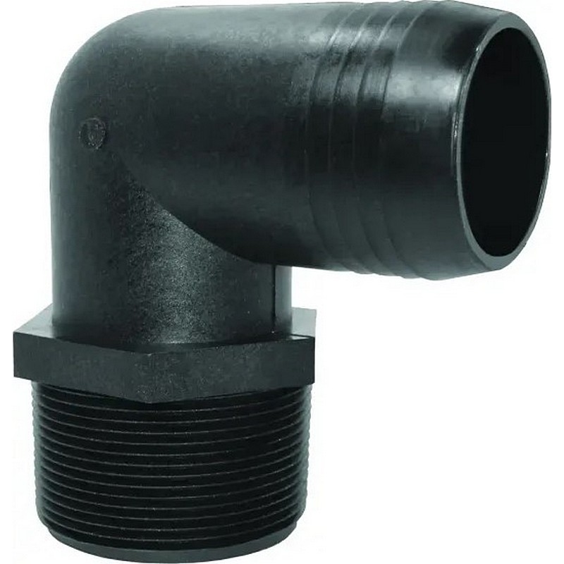 Hose Barb Elbow 1/2" MPT x 3/8"