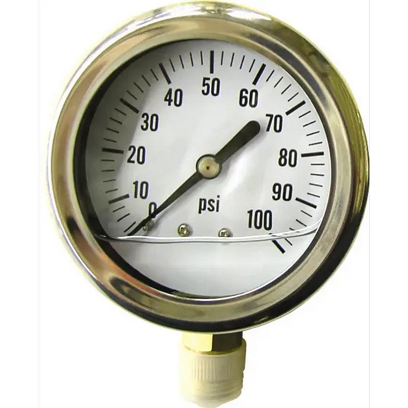 Standard Liquid Pressure Gauge 100 PSI