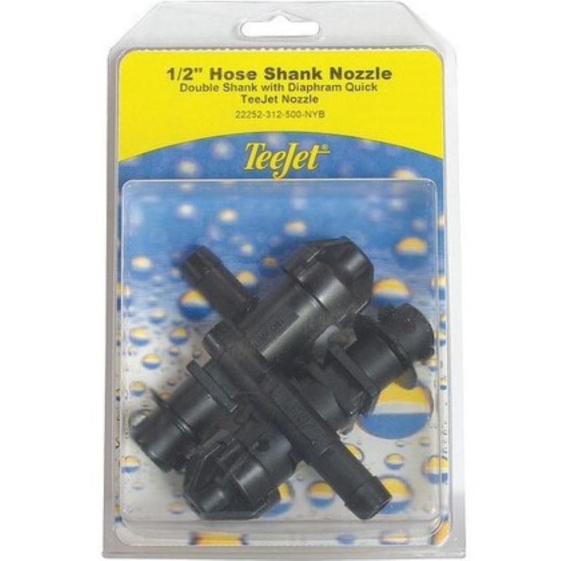 Double Hose Shank Nozzle 1/2" 2 Ct