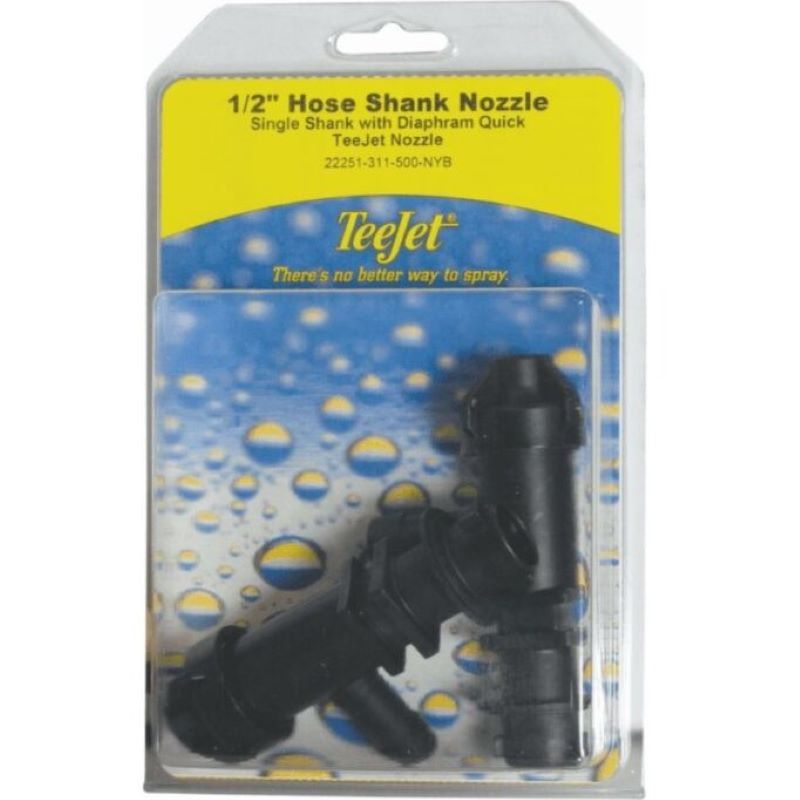 Single Hose Shank Nozzle 1/2" 2 Ct