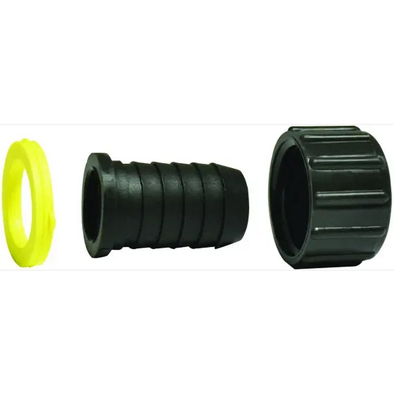 Hose Barb Swivel Fitting 3/4" x 1/2"