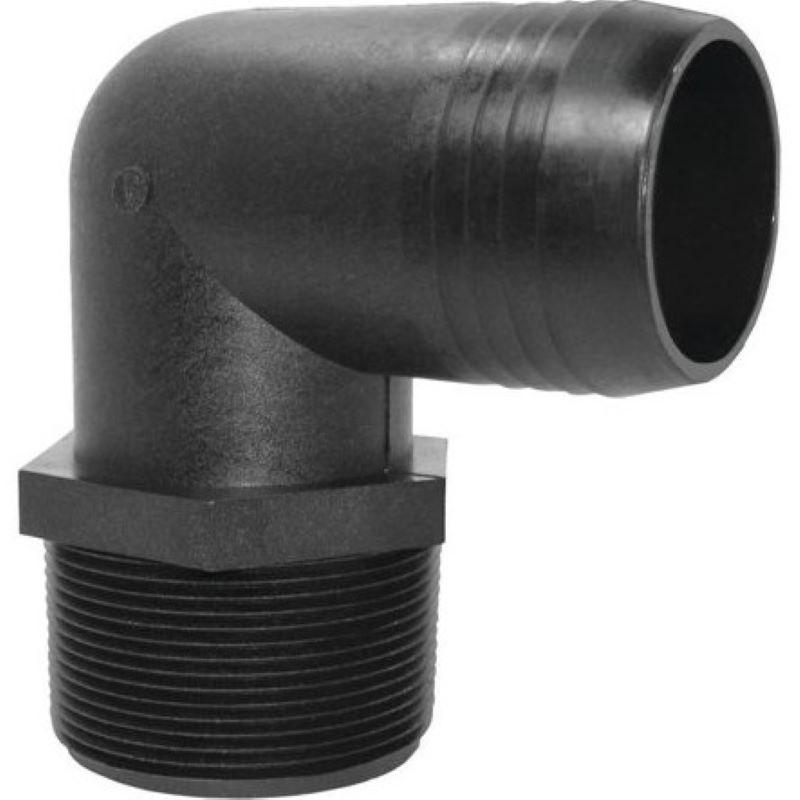 Hose Barb Elbow 3/8" MPT x 3/8"