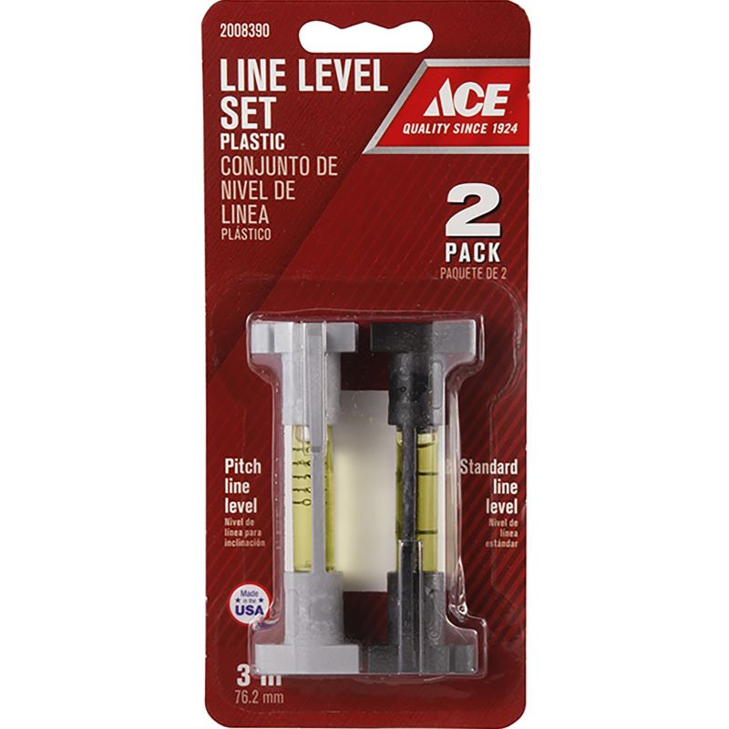 Ace Line Level Set 3" 2 Ct