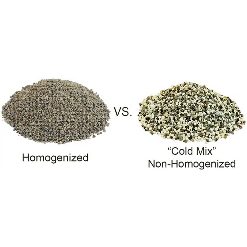 Homogenized Vs Cold Mix Fertilizer