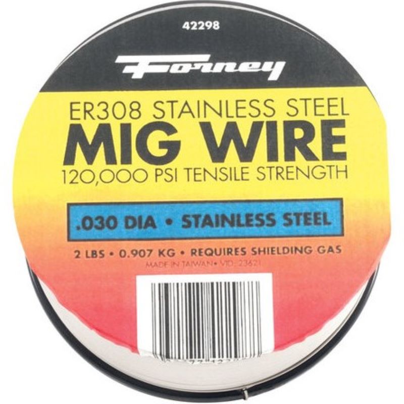 Forney Mig Welding Wire Stainless Steel 0.03" 2 lb