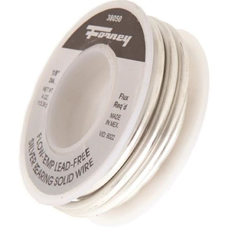 Forney Lead Free Solid Wire 0.13" 1/4 lb