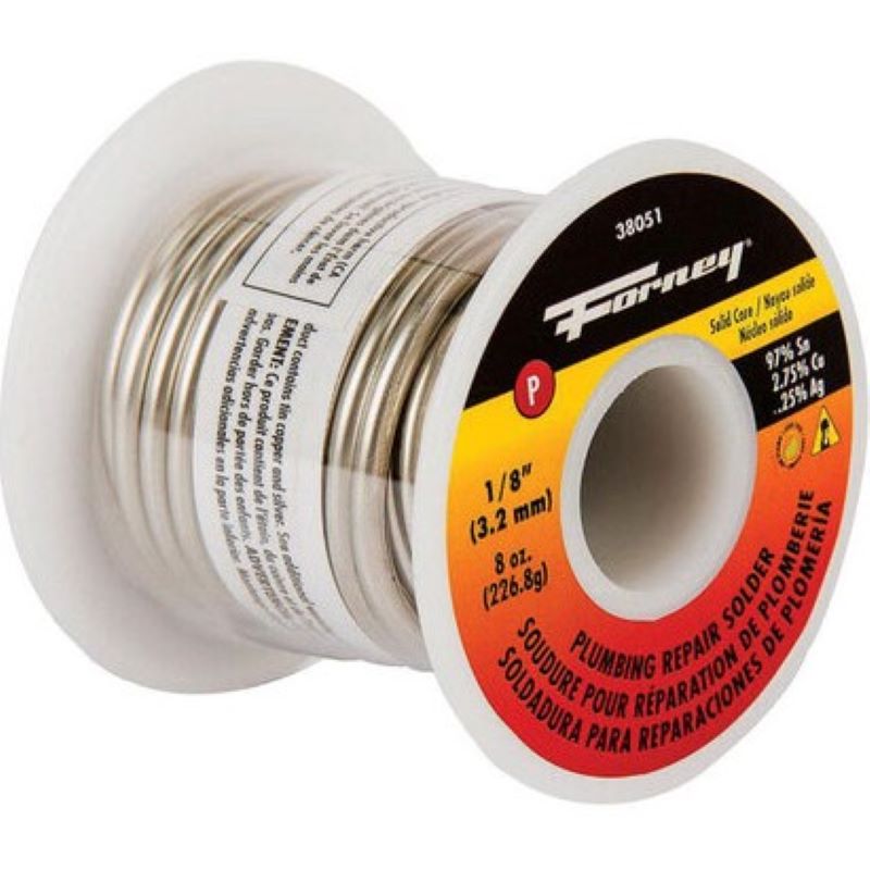 Forney Lead Free Solid Wire 1/8" 8 oz