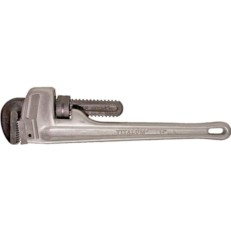 Aluminum Handle Pipe Wrench 14"