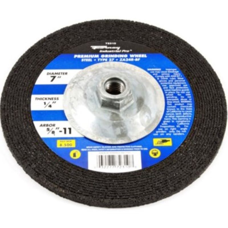 Forney Premium Grinding Wheel 7"x1/4"x5"