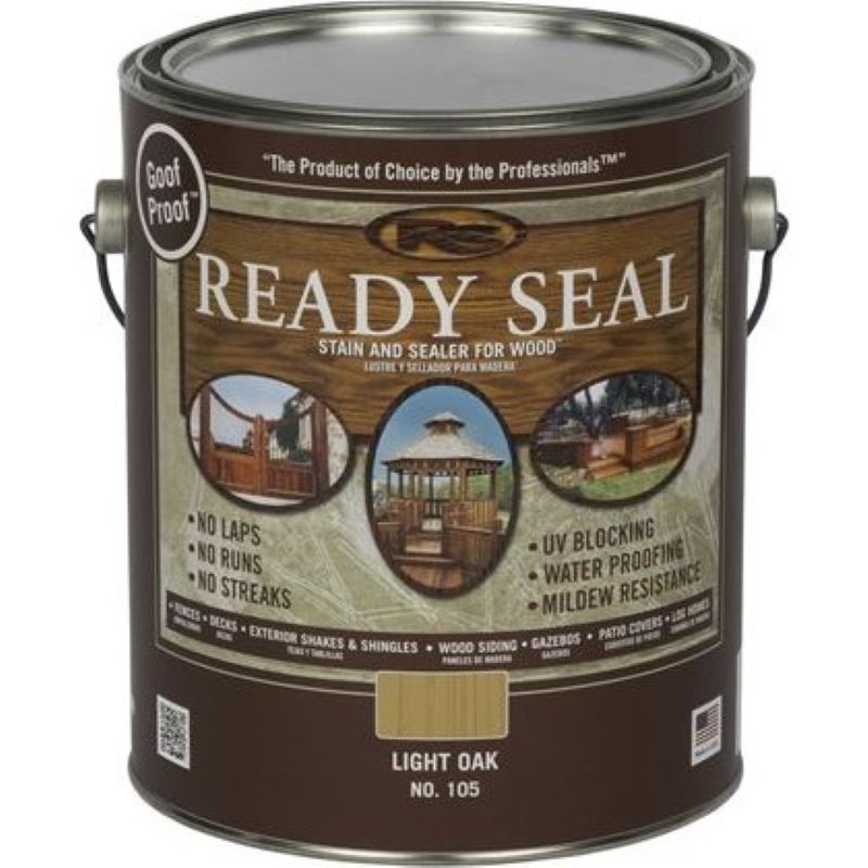 Ready Seal Wood Stain + Sealer Light Oak 1 gal