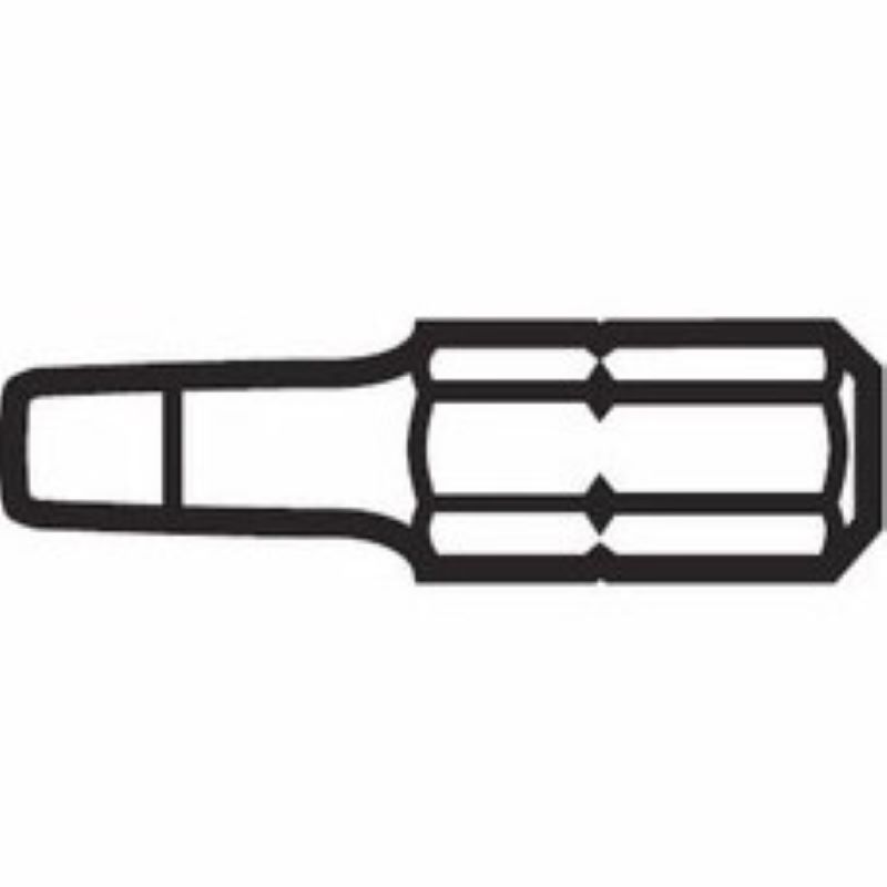 Square Driver Bit #2 1"