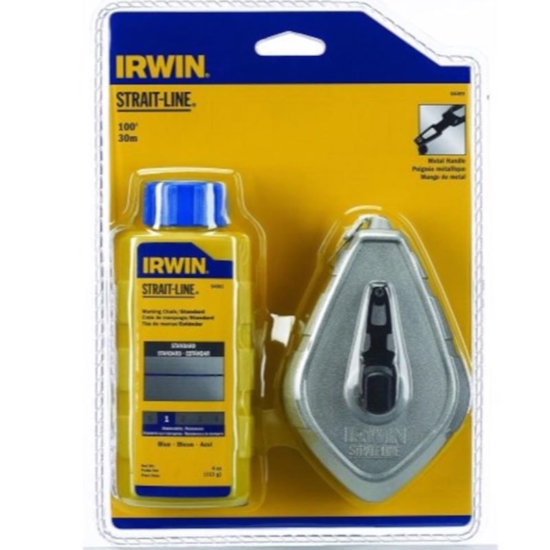 Irwin Strait-Line Blue Chalk & Reel Set 4 oz