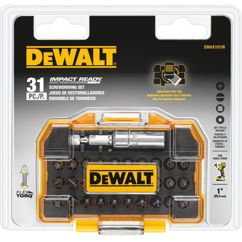 DeWalt Impact Ready Screwdriver Bit Set 31 Ct