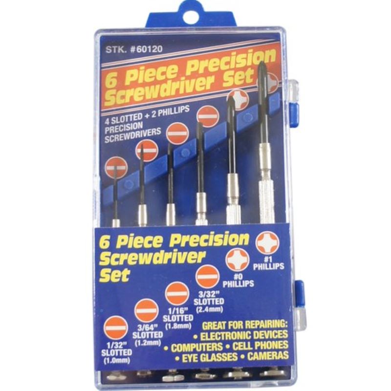 Precision Screwdriver Set 6 Ct