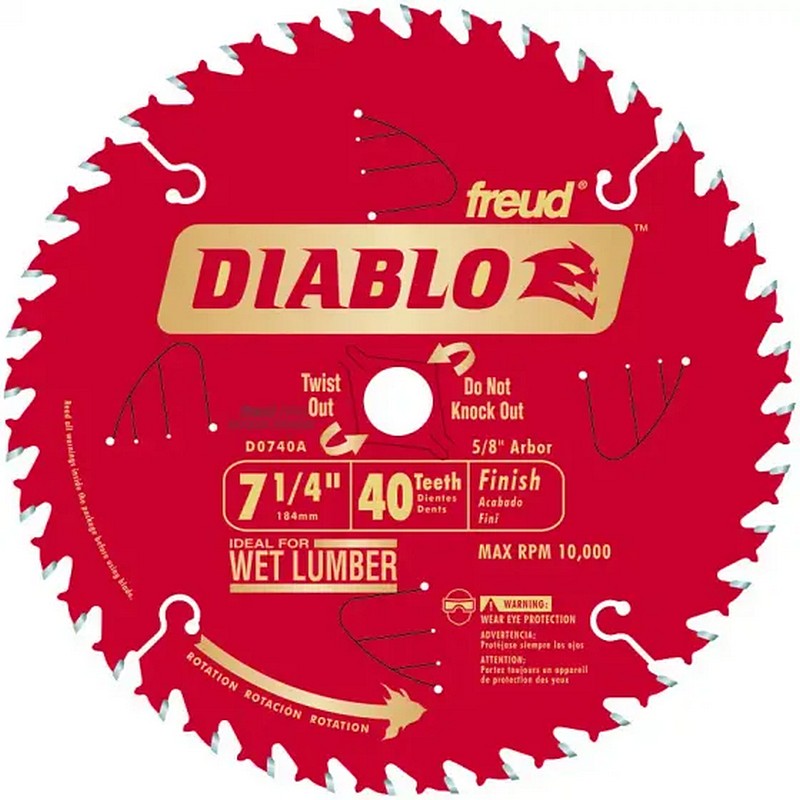 Diablo Circular Saw Blade 40T 7-1/4"