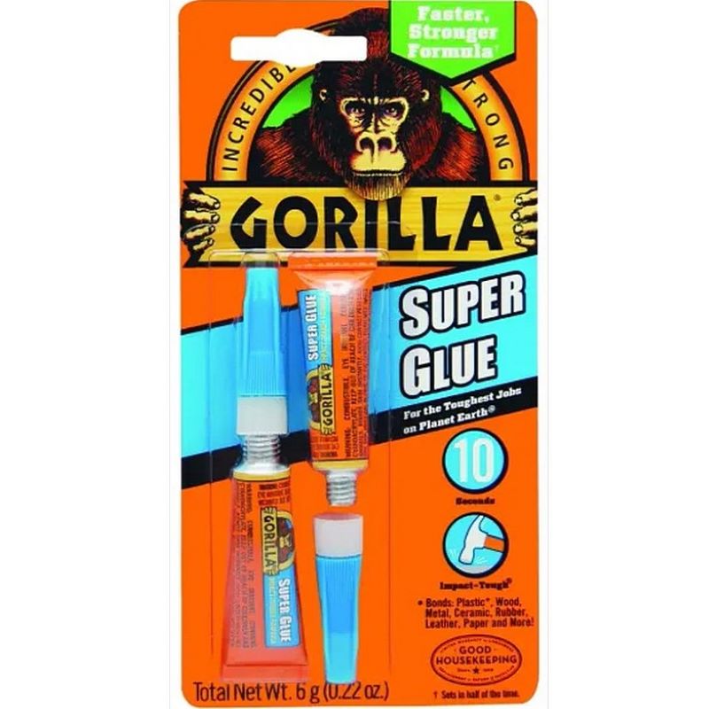 Gorilla Super Glue 6g 2 Ct