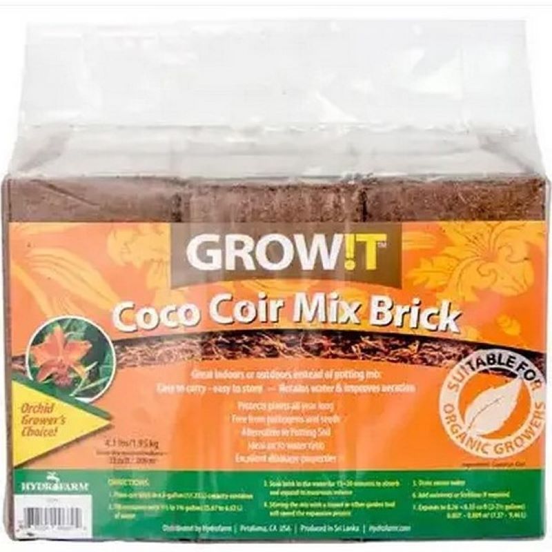 Coco Coir Mix Brick 3 Ct