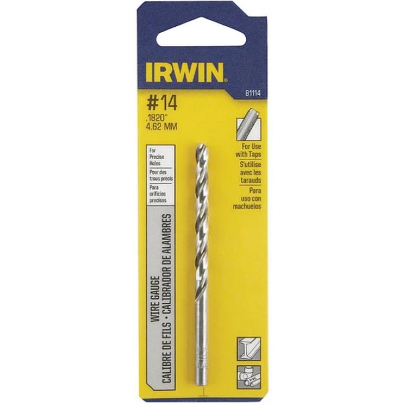 Irwin Wire Gauge High Speed Drill Bit #14