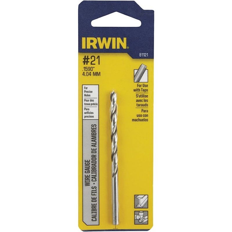 Irwin Wire Gauge High Speed Drill Bit #21