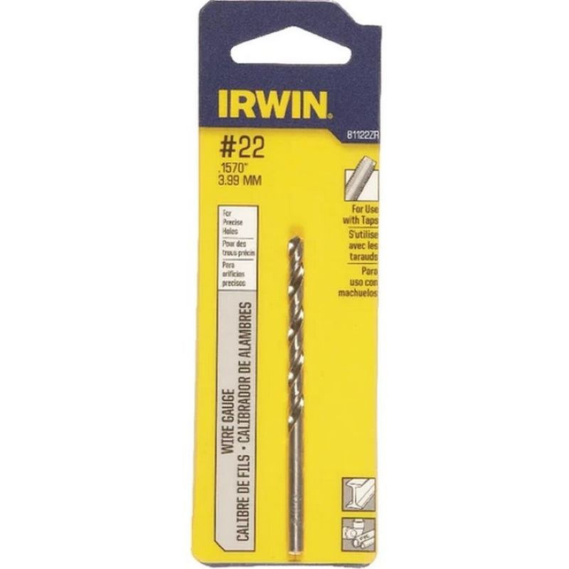 Irwin Wire Gauge High Speed Drill Bit #22