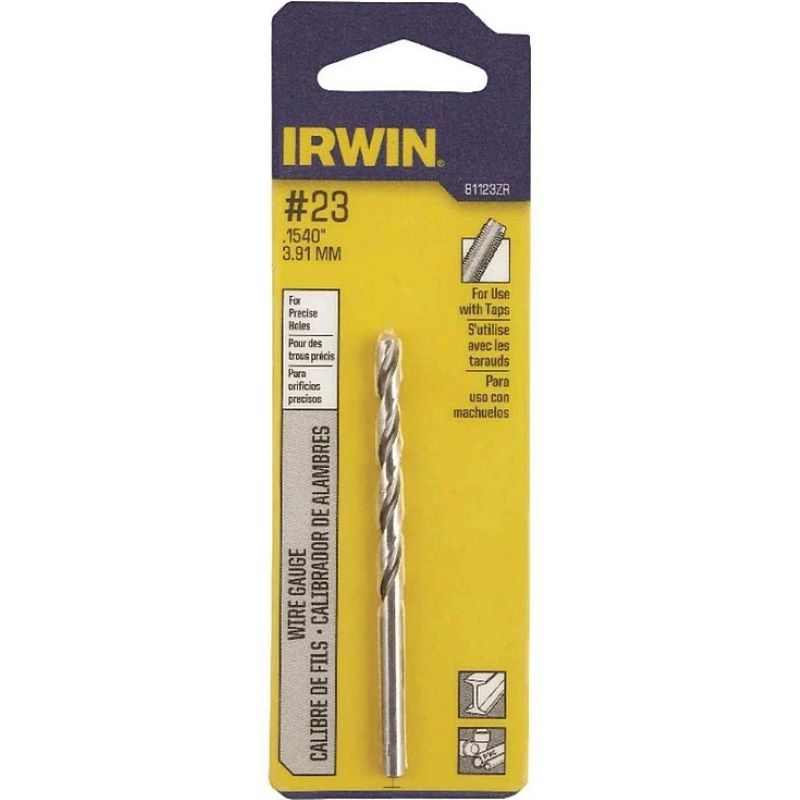 Irwin Wire Gauge High Speed Drill Bit #23