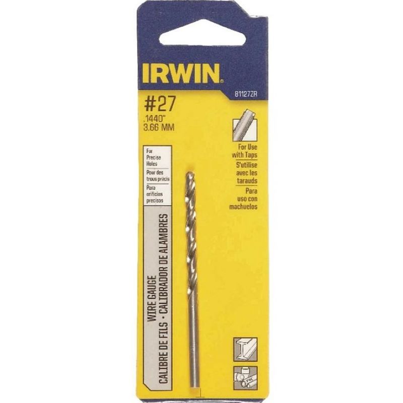 Irwin Wire Gauge High Speed Drill Bit #27