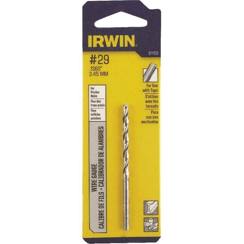 Irwin Wire Gauge High Speed Drill Bit #29