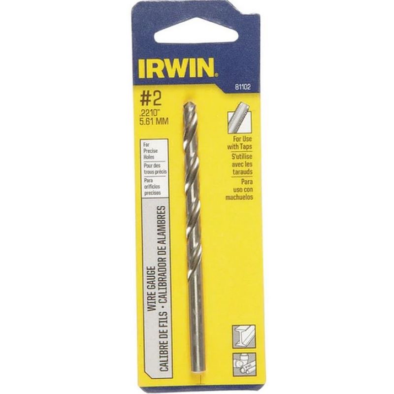 Irwin Wire Gauge High Speed Drill Bit #2