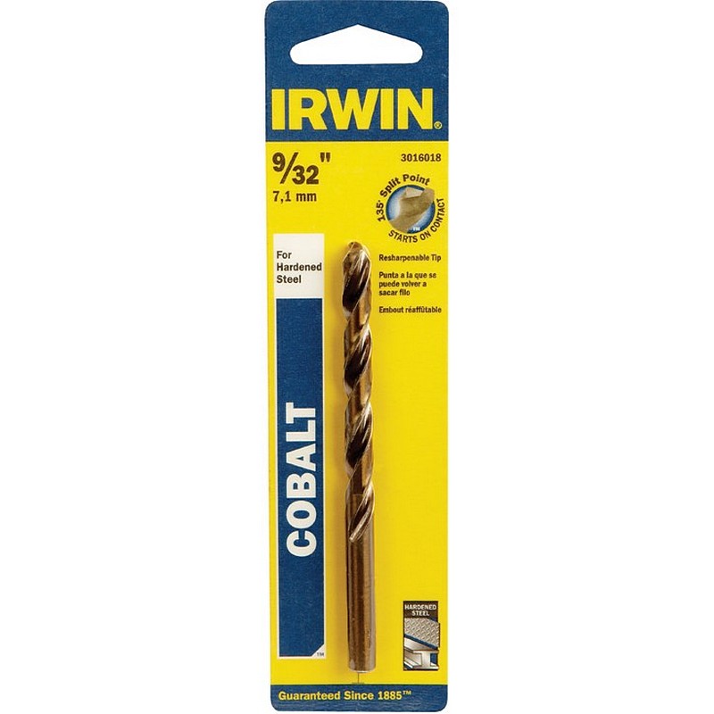 Irwin Cobalt High Speed Drill Bit 9/32"