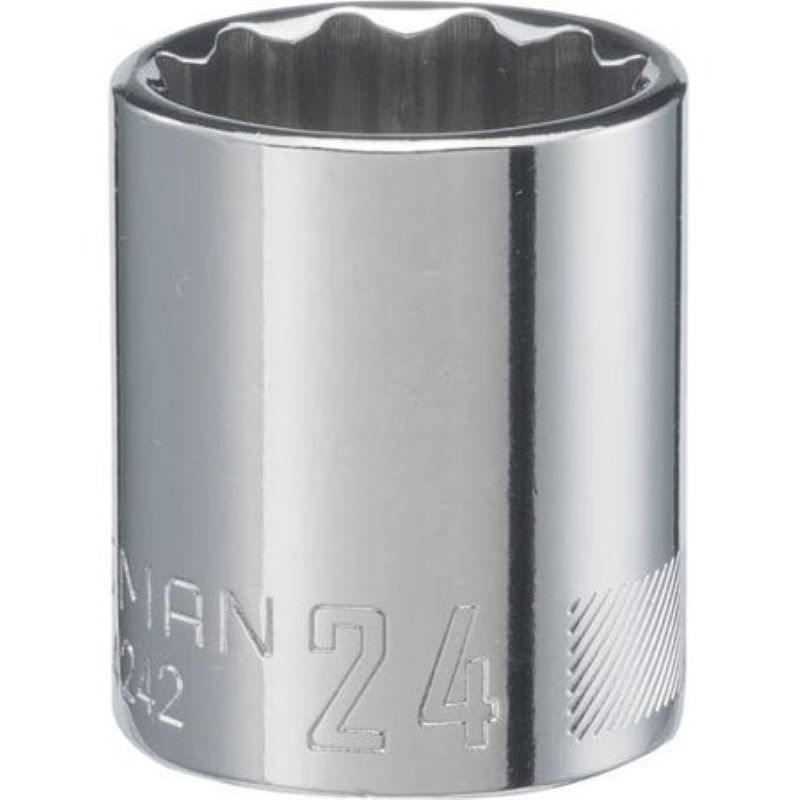 Craftsman 12 Point Socket 1/2" Drive 24mm