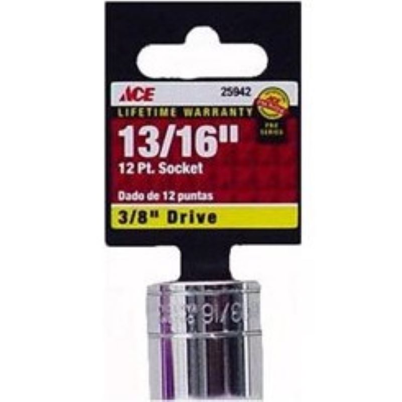 Ace 12 Point Socket 3/8"x13/16"